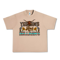 Burro yeehaws and hellnaws Urban Heavy Tee - CowhideDigitalArt