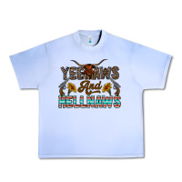 Grape Ice yeehaws and hellnaws Urban Heavy Tee - CowhideDigitalArt