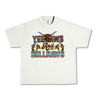 Pistachio yeehaws and hellnaws Urban Heavy Tee - CowhideDigitalArt