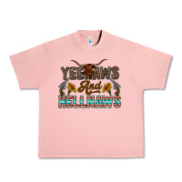 Salmon yeehaws and hellnaws Urban Heavy Tee - CowhideDigitalArt