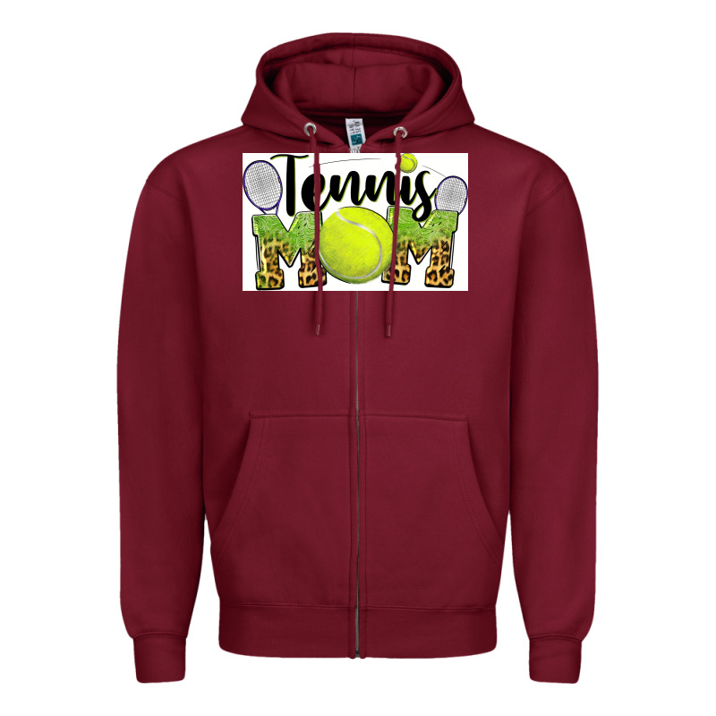 Tennis Mom Zipper Hoodie by BarkalooDesign | Teevron