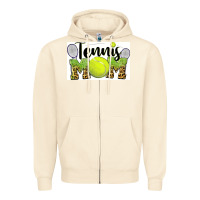 Sandshell tennis mom Zipper Hoodie - BarkalooDesign