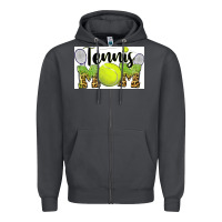 Smoke tennis mom Zipper Hoodie - BarkalooDesign