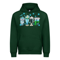 Foreset Green winter coffee cup Urban Hoodie - texasbilliewilder