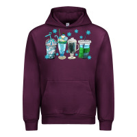 Mauve Wine winter coffee cup Urban Hoodie - texasbilliewilder