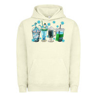 Pigment Pistachio winter coffee cup Urban Hoodie - texasbilliewilder