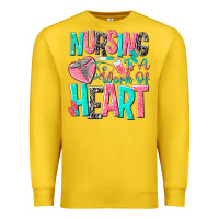 Lemon nursing is a work of heart Premium Sweatshirt - NancyCooperArtShop