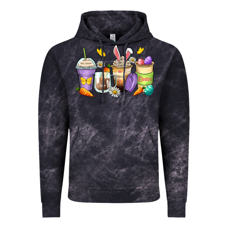 Easter Day Coffee Cups Vintage Hoodie by Zillion Design Studio | Teevron
