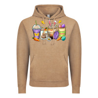 Vintage Coffee easter day coffee cups Vintage Hoodie - Zillion Design Studio