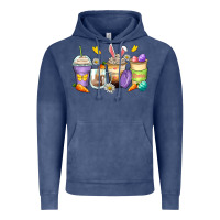 Vintage Denim easter day coffee cups Vintage Hoodie - Zillion Design Studio