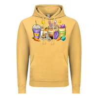 Vintage Mustard easter day coffee cups Vintage Hoodie - Zillion Design Studio