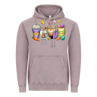 Vintage Zinc easter day coffee cups Vintage Hoodie - Zillion Design Studio