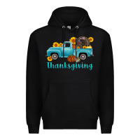 Black thanksgiving truck turkey Premium Hoodie - AdoDesignShop