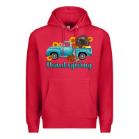 Cardinal thanksgiving truck turkey Premium Hoodie - AdoDesignShop