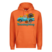 Carrot thanksgiving truck turkey Premium Hoodie - AdoDesignShop