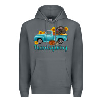 Rock thanksgiving truck turkey Premium Hoodie - AdoDesignShop