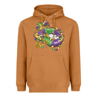 Meerkat mardi gras lips Heavyweight Hoodie - MaliasSmallBusiness