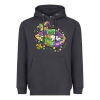 Smoke mardi gras lips Heavyweight Hoodie - MaliasSmallBusiness