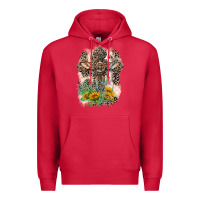 Cardinal Western with Crosses Premium Hoodie - LillyAllenDesigns
