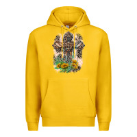 Lemon Western with Crosses Premium Hoodie - LillyAllenDesigns