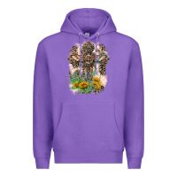 Purple Western with Crosses Premium Hoodie - LillyAllenDesigns