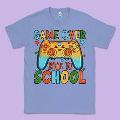 Game Over Back To School Classic Tee Designed By Jahusdesignshop