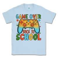 Dusty Blue game over back to school Classic Tee - JahusDesignShop