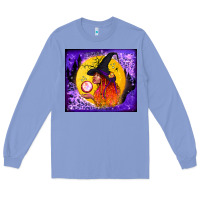 Colony Blue witch with crystal ball tumbler Long Sleeve Tee - BundleAndBundleShop