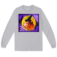 Moon Dust witch with crystal ball tumbler Long Sleeve Tee - BundleAndBundleShop