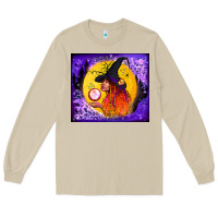 Mushroom witch with crystal ball tumbler Long Sleeve Tee - BundleAndBundleShop