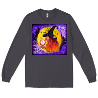 Smoke witch with crystal ball tumbler Long Sleeve Tee - BundleAndBundleShop
