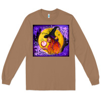 Toasted Coconut witch with crystal ball tumbler Long Sleeve Tee - BundleAndBundleShop