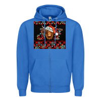 True Royal joy shaggy cow christmas Zipper Hoodie - Jasminsmagicworld