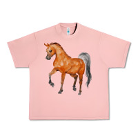 Salmon horse Urban Heavy Tee - FaDigitalArtStudio