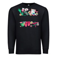 Black custom name nurse Premium Sweatshirt - NancyCooperArtShop