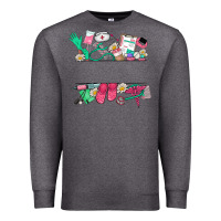 Charcoal Heather custom name nurse Premium Sweatshirt - NancyCooperArtShop