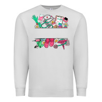 Dove Grey custom name nurse Premium Sweatshirt - NancyCooperArtShop