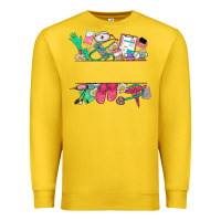 Lemon custom name nurse Premium Sweatshirt - NancyCooperArtShop