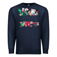 Navy custom name nurse Premium Sweatshirt - NancyCooperArtShop