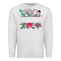 Oatmeal Heather custom name nurse Premium Sweatshirt - NancyCooperArtShop