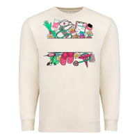 Sandshell custom name nurse Premium Sweatshirt - NancyCooperArtShop