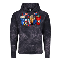 Cloud Black 4th of july coffee cups Vintage Hoodie - Zillion Design Studio