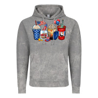 Cloud Rock 4th of july coffee cups Vintage Hoodie - Zillion Design Studio