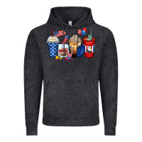 Vintage Black 4th of july coffee cups Vintage Hoodie - Zillion Design Studio