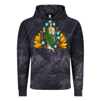 Cloud Black san judas gemstone sunflower Vintage Hoodie - JahusDesignShop