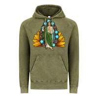 Vintage Olive san judas gemstone sunflower Vintage Hoodie - JahusDesignShop