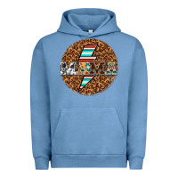 Pigment Pebble Blue Country Mama Urban Hoodie - texasbilliewilder