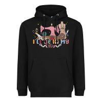 Black ill be in my office Heavyweight Hoodie - MaliasSmallBusiness