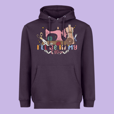 Ill Be In My Office Heavyweight Hoodie Designed By Maliassmallbusiness