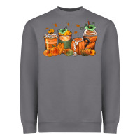 Storm pumpkins coffee cups Heavyweight Sweatshirt - Zillion Design Studio